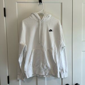 White Nike unisex hoodie